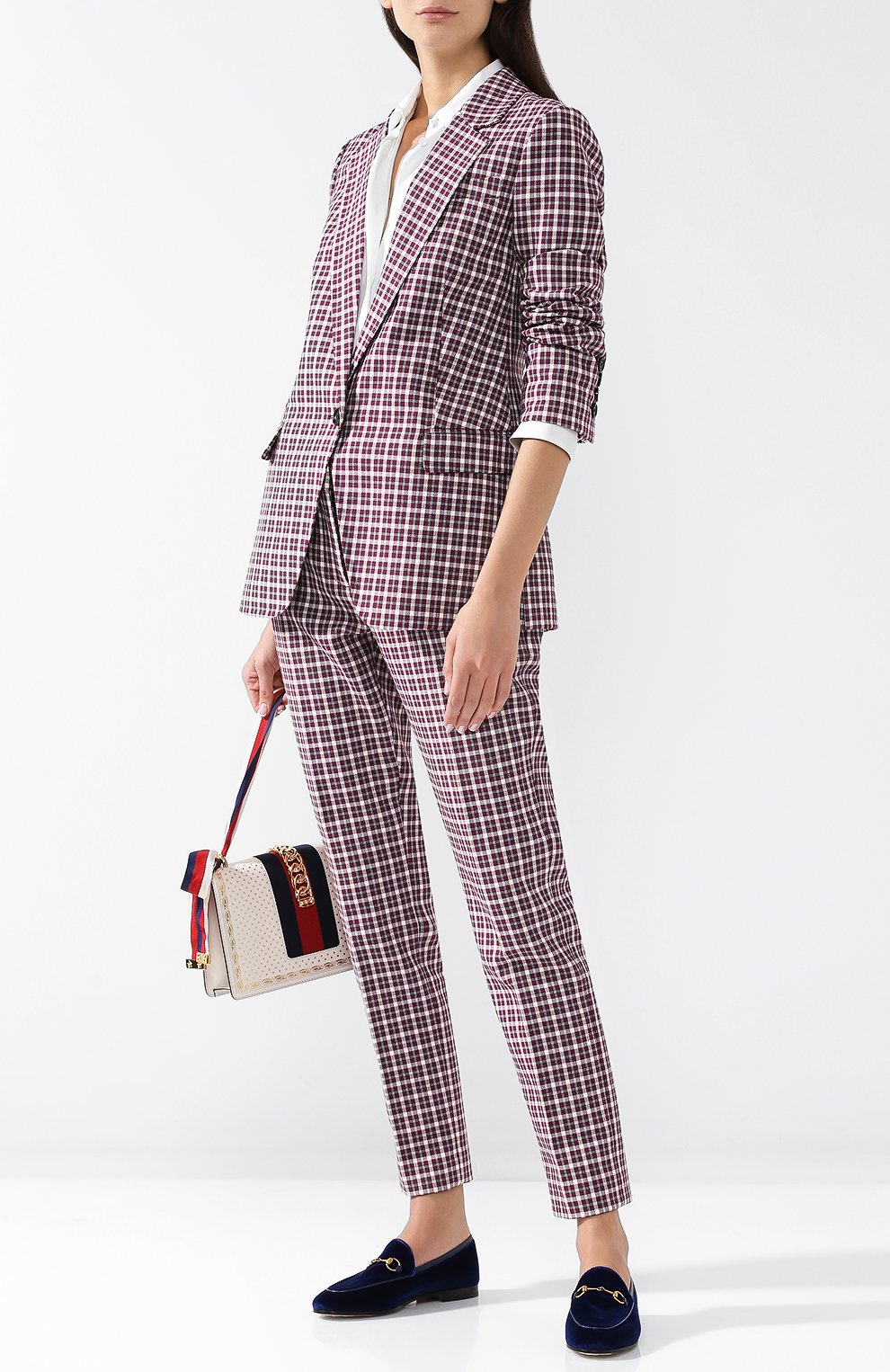 Бархатные лоферы jordaan с пряжкой-трензелем GUCCI, арт. 431467/K4DD0, фото 2