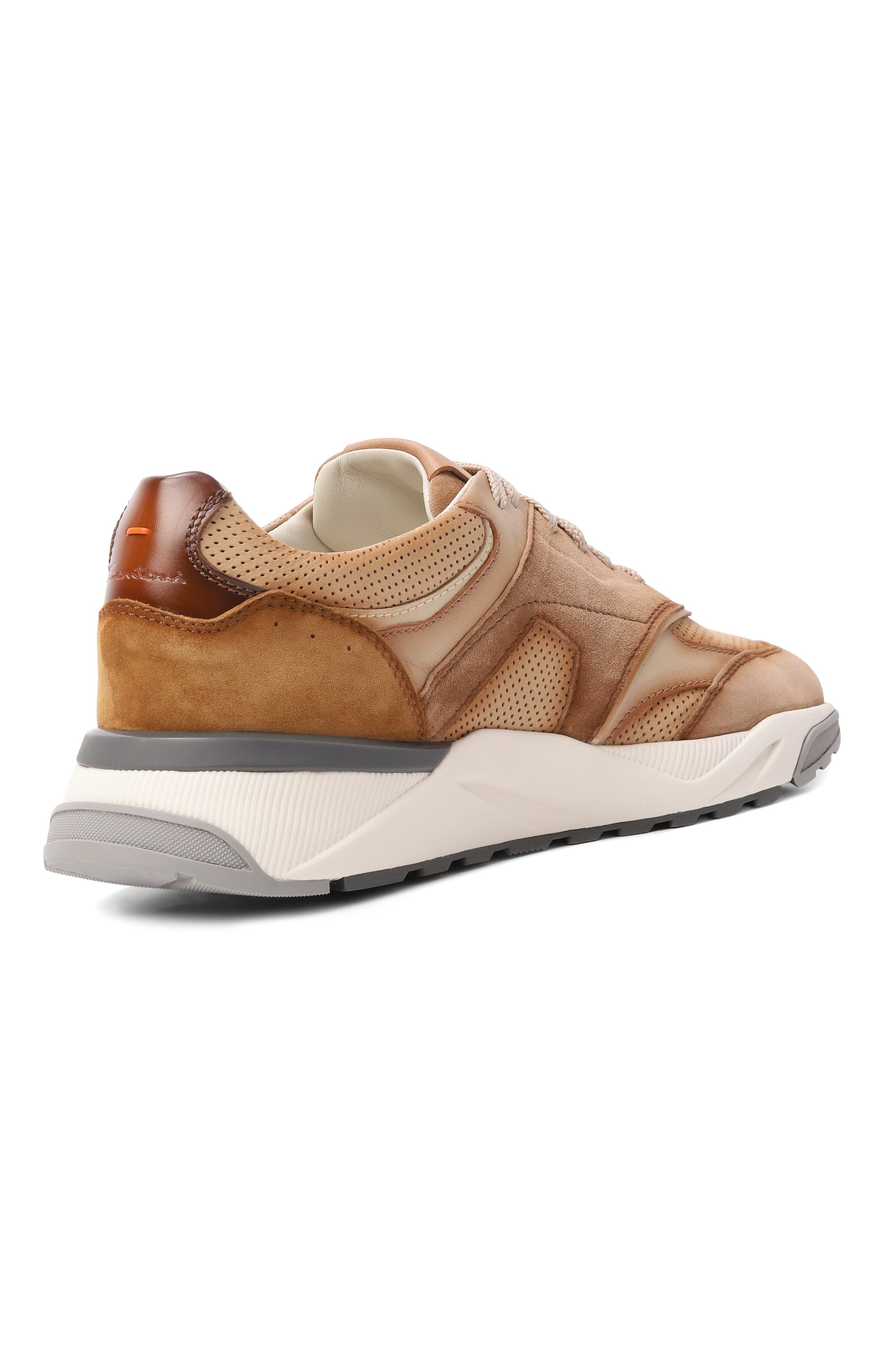 Кожаные кроссовки innova SANTONI, арт. MBIG22112BGRGMEU, фото 4