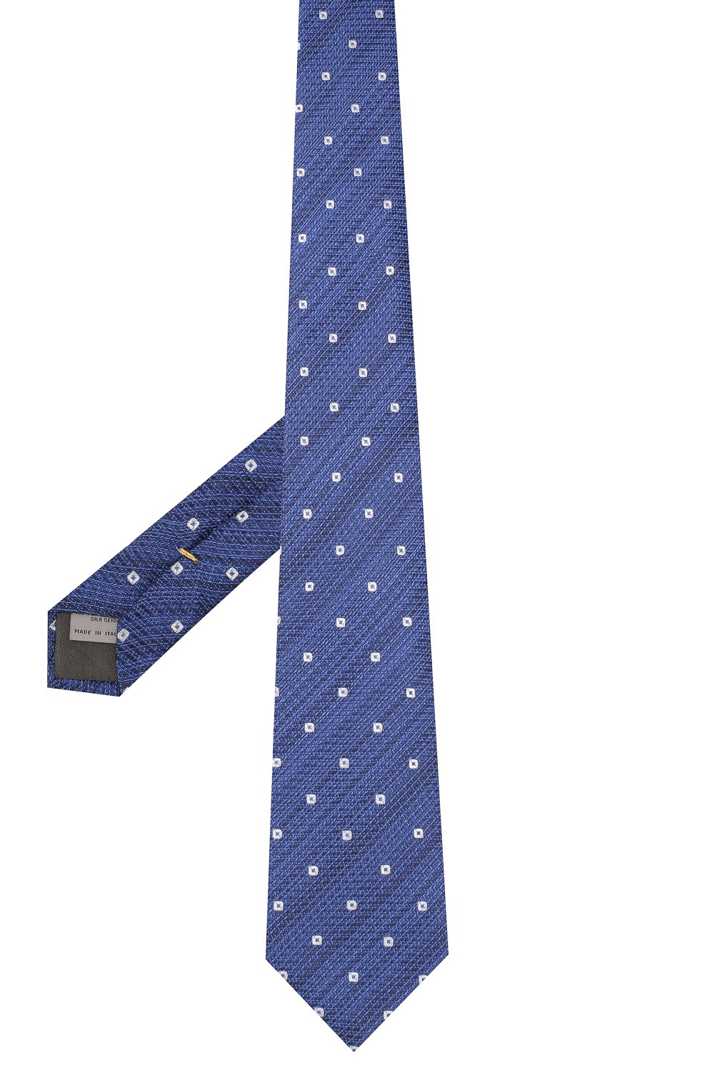 Шелковый галстук CANALI синего цвета по цене 13250 руб., арт. 18/HJ02075, фото 2 Шелковый галстук CANALI, арт. 18/HJ02075, фото 2