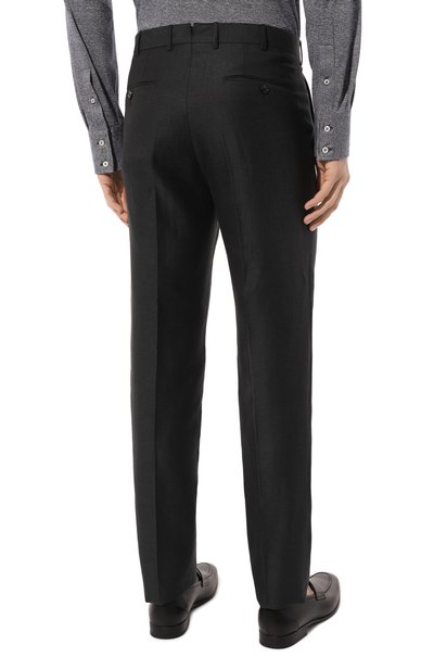 Брюки из шерсти и льна ZEGNA, арт. 718F02A7/75TB12, фото 4