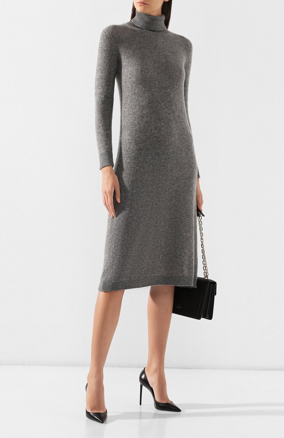 Платье из смеси кашемира и шелка IL BORGO CASHMERE, арт. 54-1302G0, фото 2