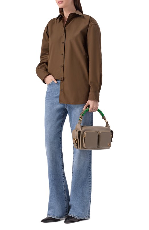 Сумка Cargo medium Pinko 105110/A20V Хаки  105110/A20V Фото 7