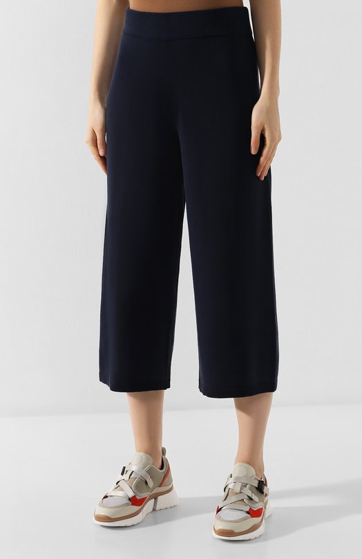 Хлопковые брюки Vince Синий, фото 3