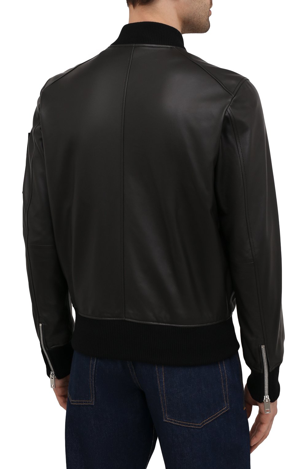 Кожаный бомбер DIESEL, арт. A02721/0HCAX, фото 4