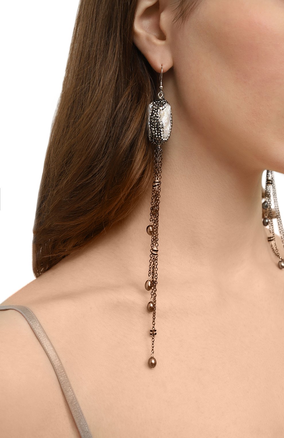 Серьги VIEN, арт. 2324-134H black, фото 2