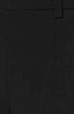 Женские шерстяные брюки NOBLE&BRULEE черного цвета, арт. NB56/2115004/012 | Фото 5 (Материал внешний: Шерсть; Длина (брюки, джинсы): Стандартные; Женское Кро�сс-КТ: Брюки-одежда; Материал сплава: Проставлено; Нос: Не проставлено; Силуэт Ж (брюки и джинсы): Расклешенные; Драгоценные камни: Проставлено; Стили: Кэжуэл)