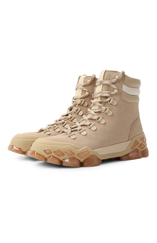 

Замшевые хайкеры Diamond x Hike Jimmy Choo, Бежевый