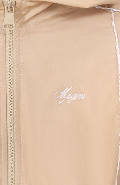 Хлопковая ветровка MSGM KIDS, арт. S6MSJGJK216, фото 3