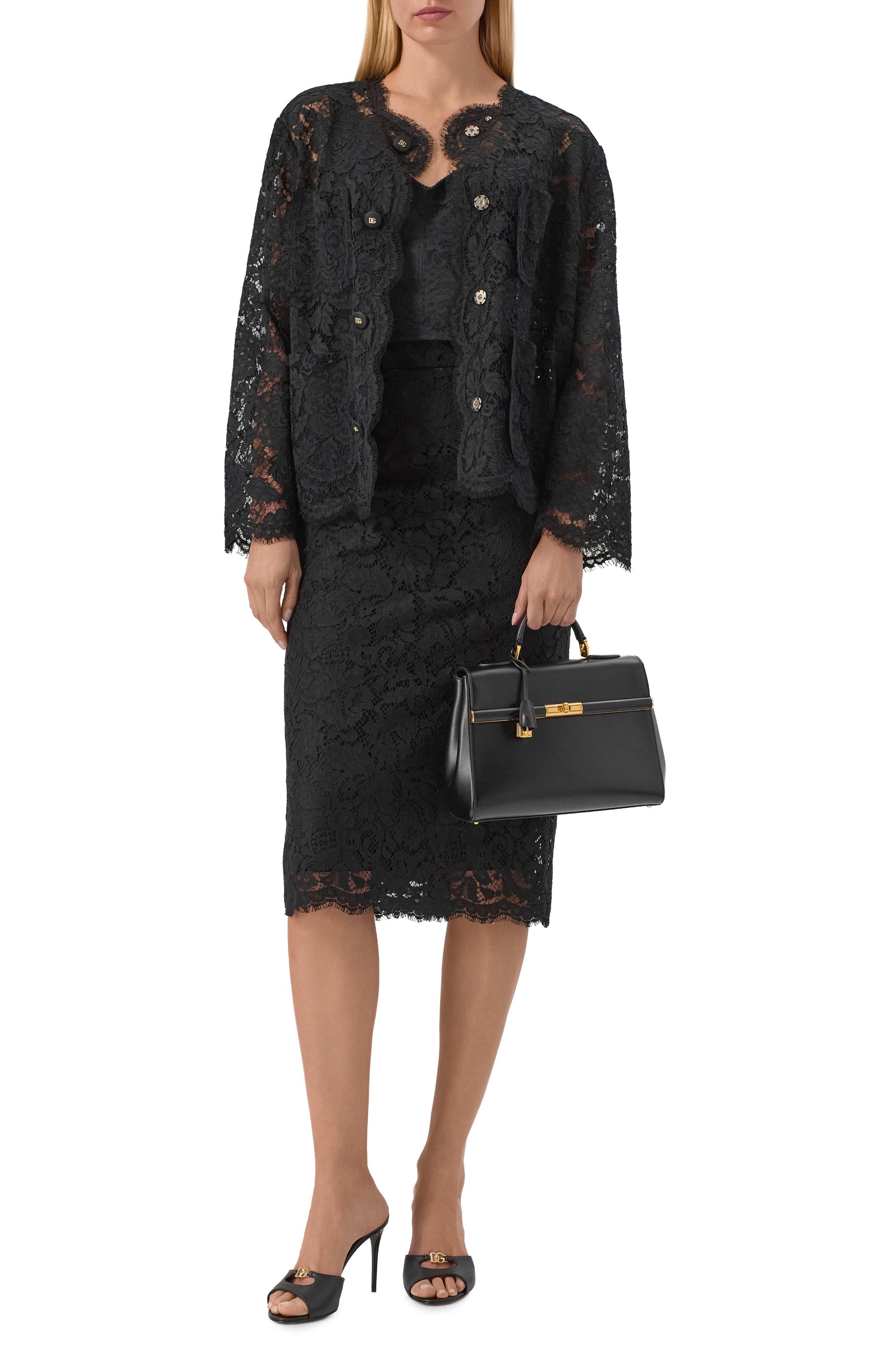 Сумка marlene DOLCE & GABBANA черного цвета по цене 357500 руб., арт. BB7932/A3G19, фото 3 Сумка marlene DOLCE & GABBANA, арт. BB7932/A3G19, фото 3