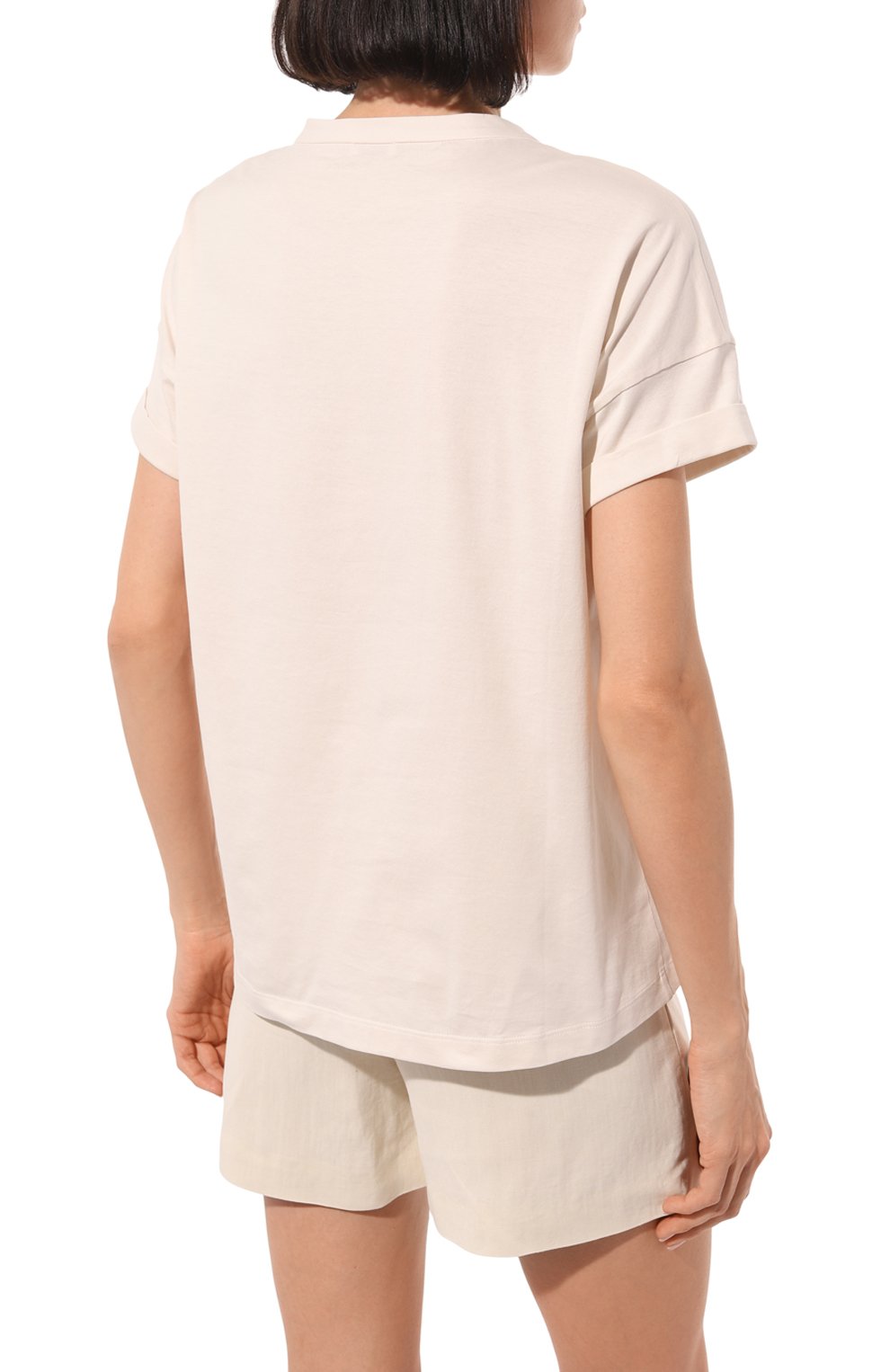 Хлопковая футболка BRUNELLO CUCINELLI, арт. M0A45SU920, фото 4