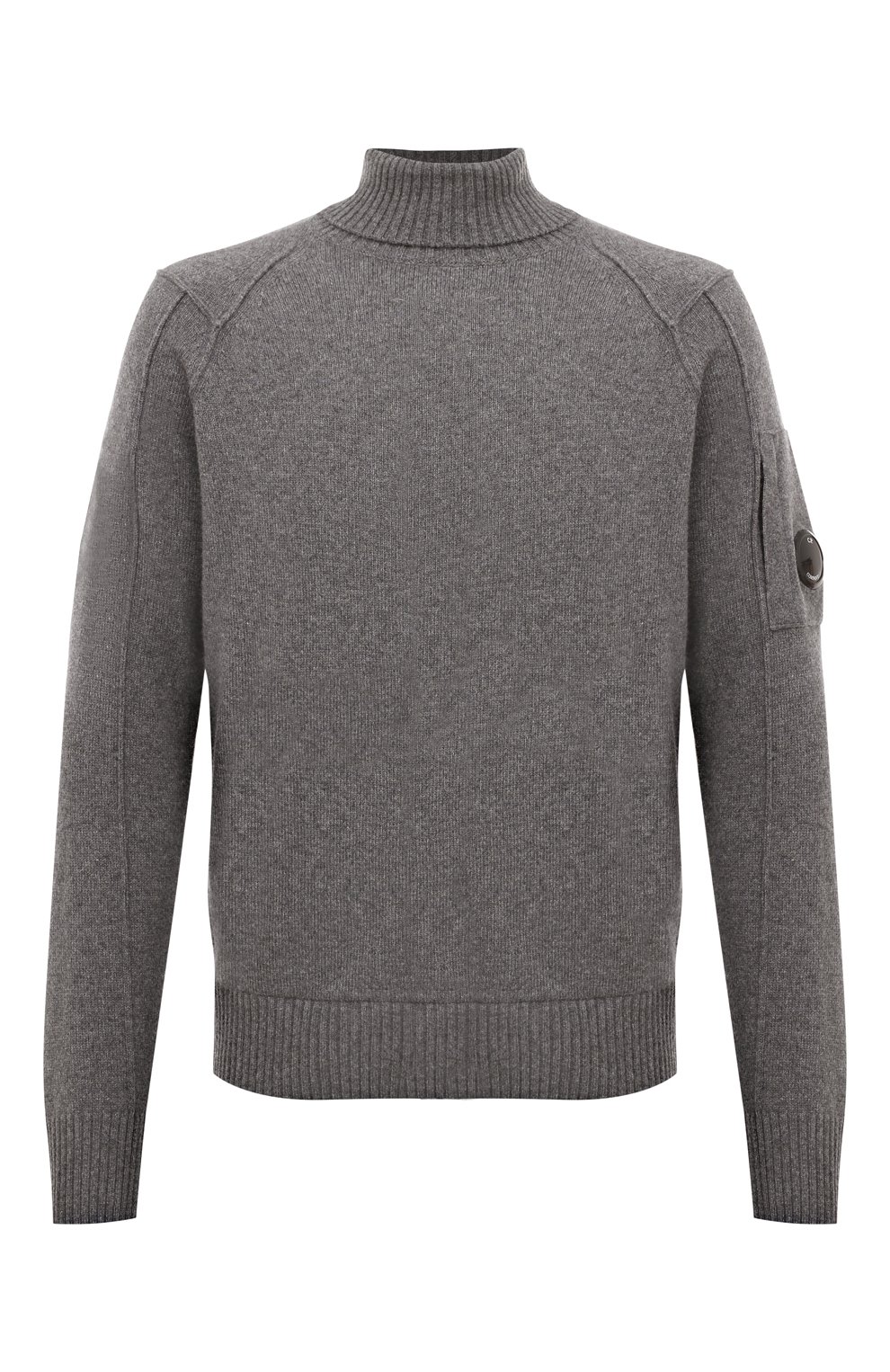 Шерстяной свитер C.P. COMPANY темно-серого цвета по цене 29950 руб., арт. 15CMKN088A005504A, фото 1 Шерстяной свитер C.P. COMPANY, арт. 15CMKN088A005504A, фото 1