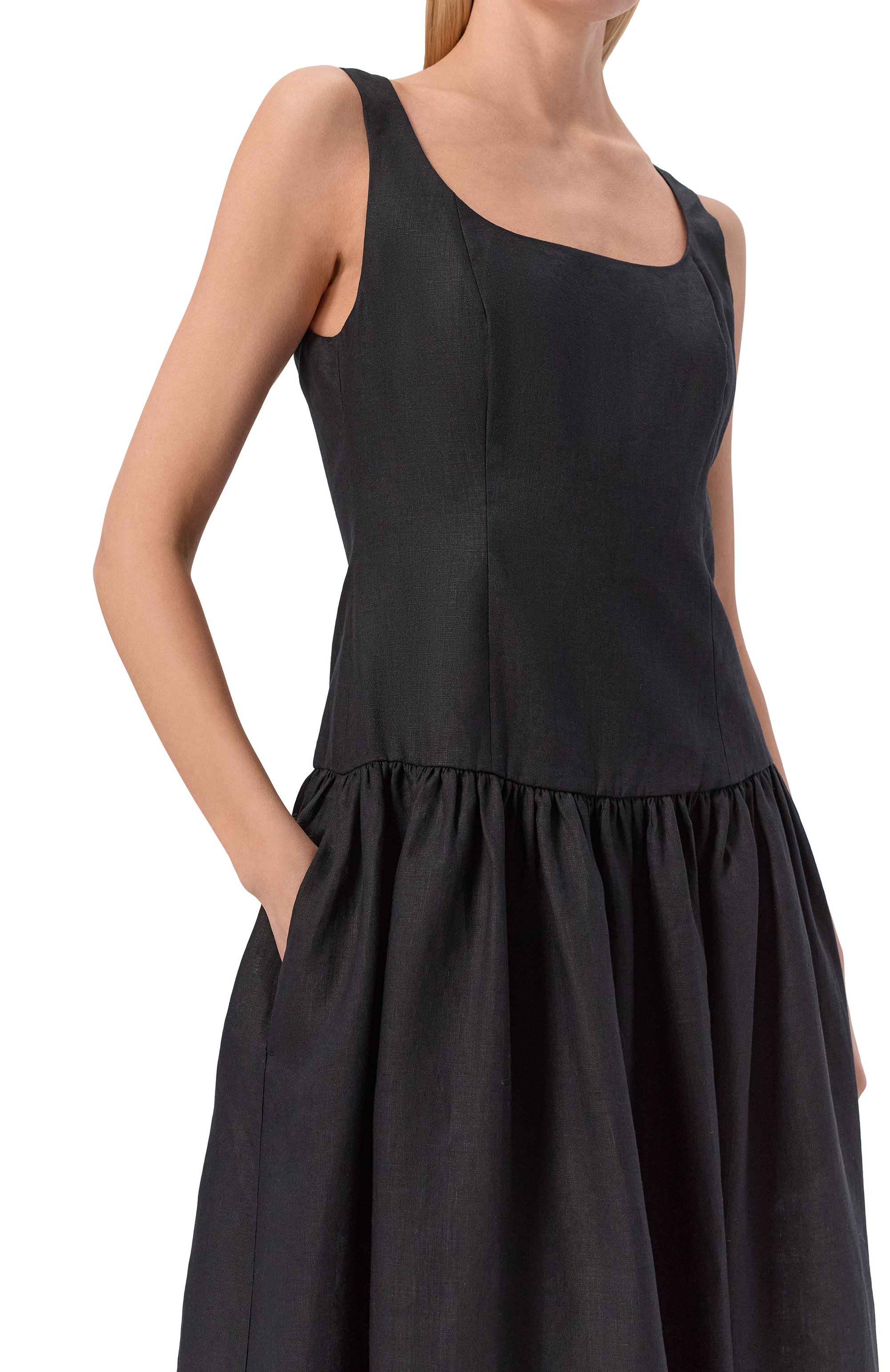 Льняное платье 12 STOREEZ, арт. 137364, фото 4