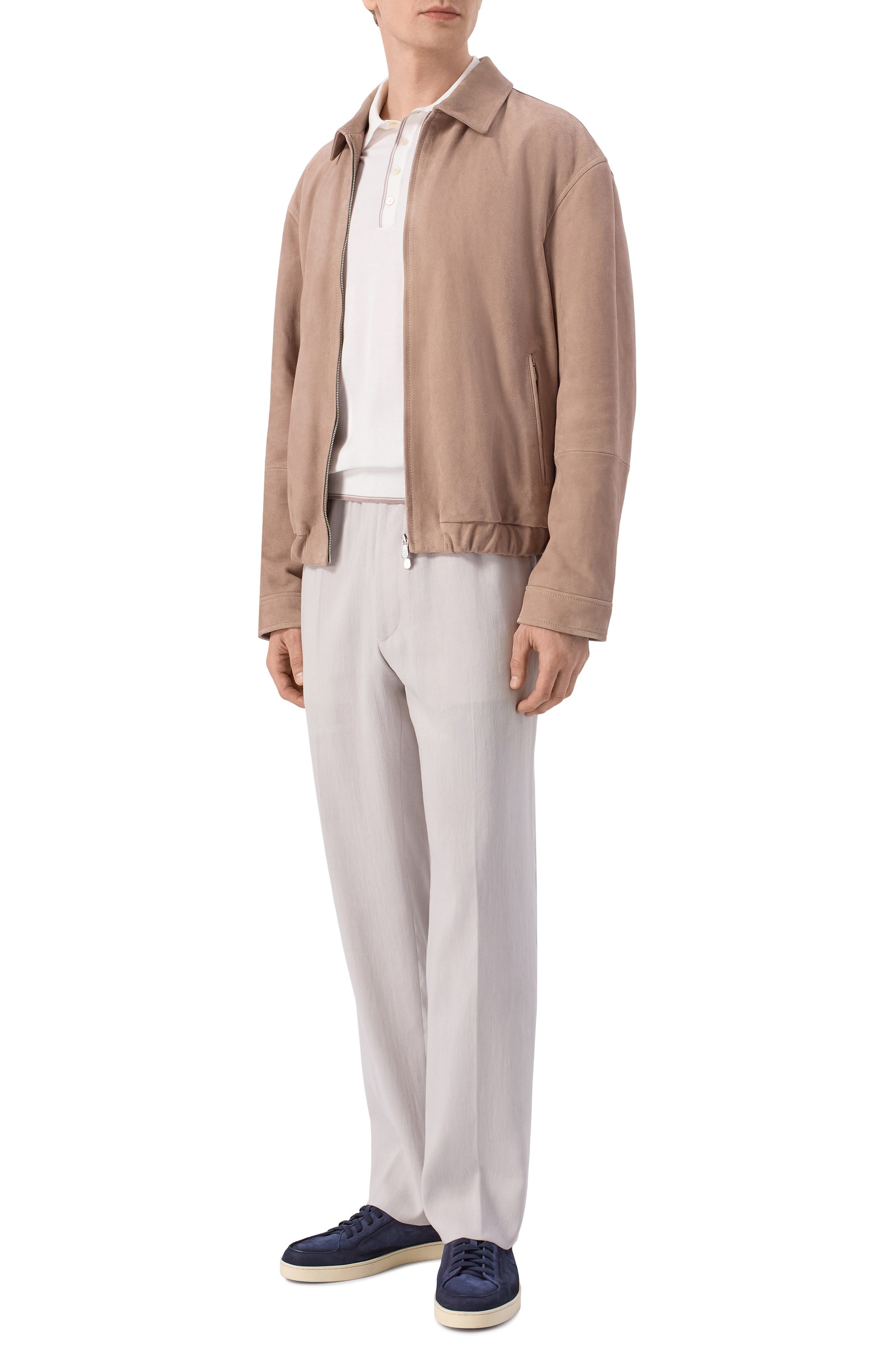 Замшевый бомбер BRUNELLO CUCINELLI, арт. MPCA02071, фото 2