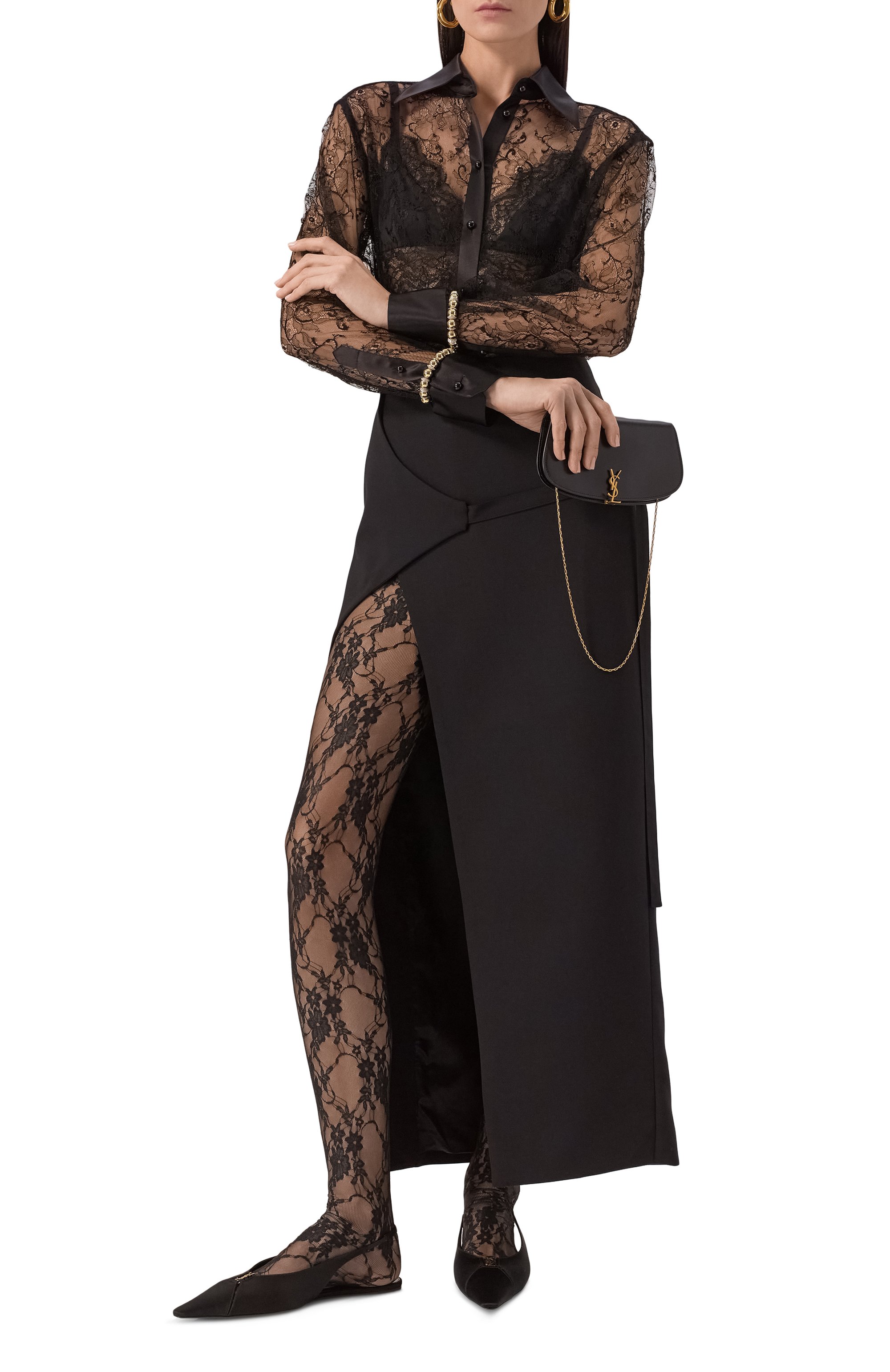 Клатч voltaire SAINT LAURENT, арт. 799867/0SX0W, фото 7