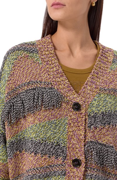 Кардиган из хлопка и шерсти WEEKEND MAX MARA, арт. BRIC, фото 5