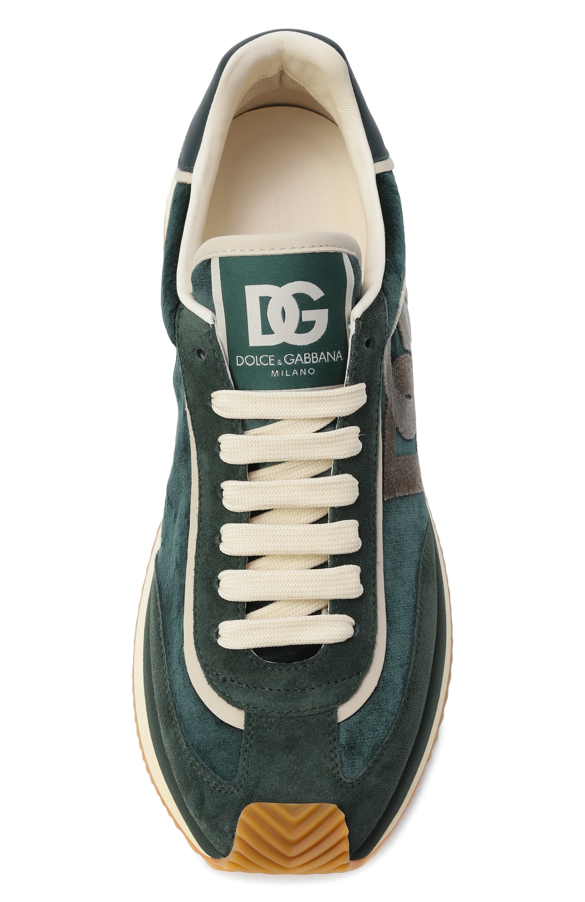 Комбинированные кроссовки dg cushion DOLCE & GABBANA, арт. CS2288/A6C78, фото 6