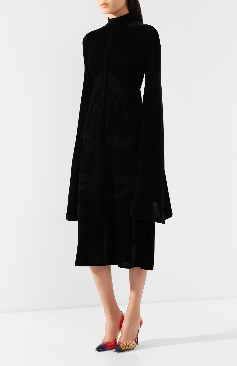 Платье-миди star wars x vetements VETEMENTS, арт. WSW21DR036 2602/BLACK, фото 3