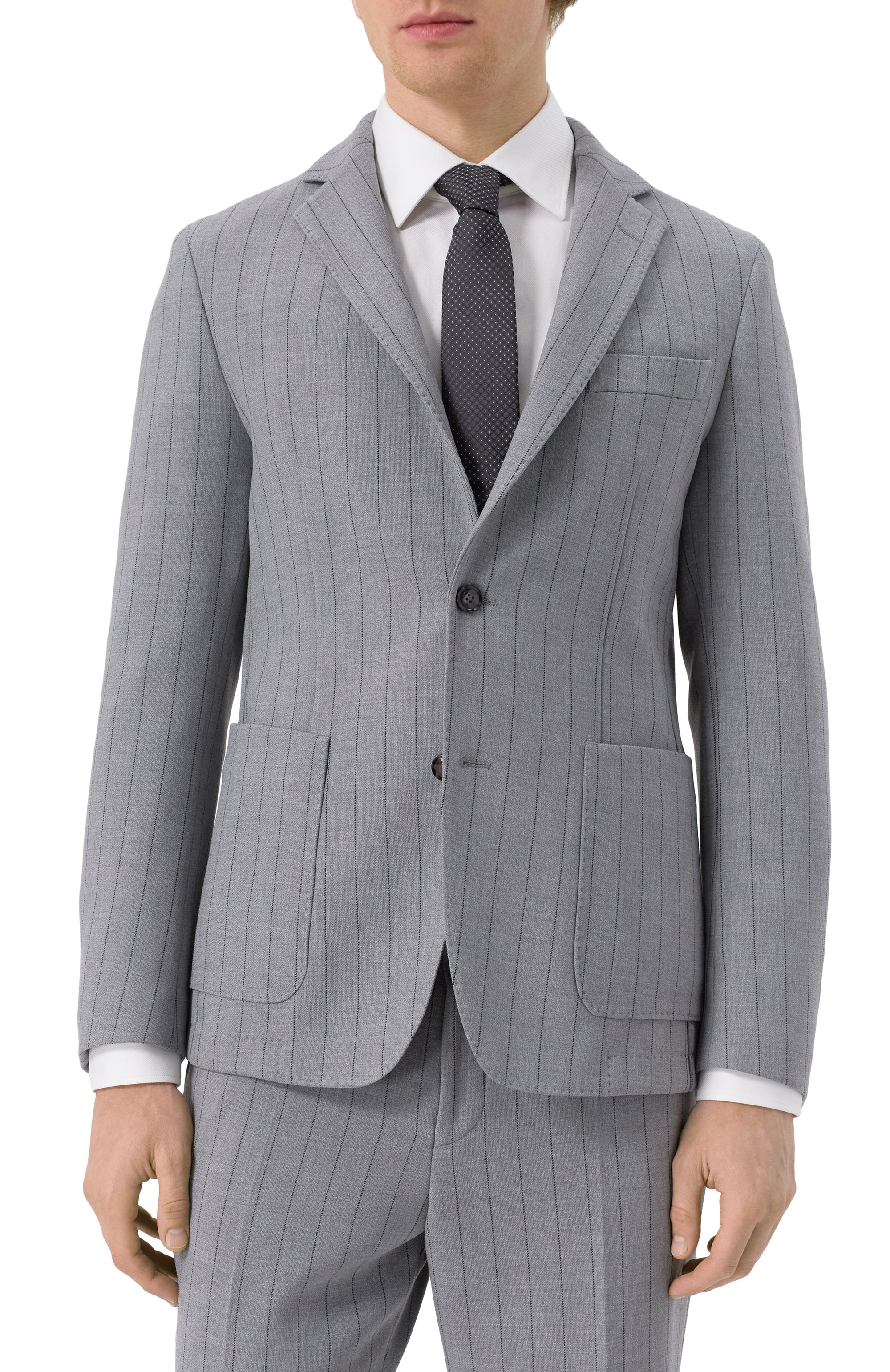 Однобортный пиджак BOSS, арт. 50534970, фото 4