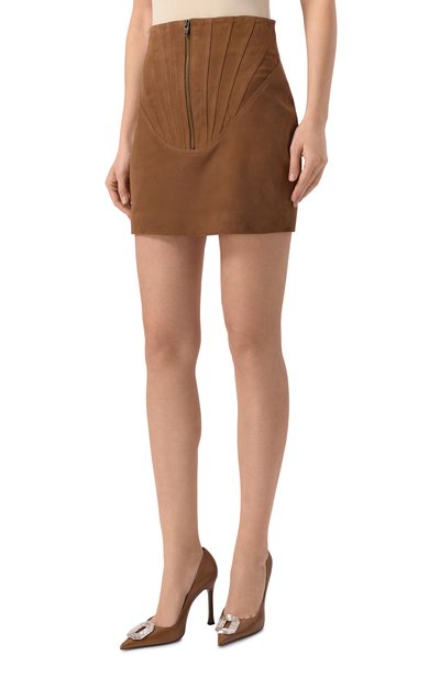 Замшевая юбка ZEYNEP ARCAY, арт. SS25SK06, фо�то 3