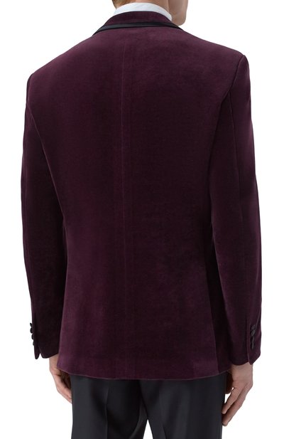 Бархатный смокинг STEFANO RICCI бордового цвета по цене 751000 руб., арт. S2RF4370B2/CTW01T, фото 4 Бархатный смокинг STEFANO RICCI, арт. S2RF4370B2/CTW01T, фото 4
