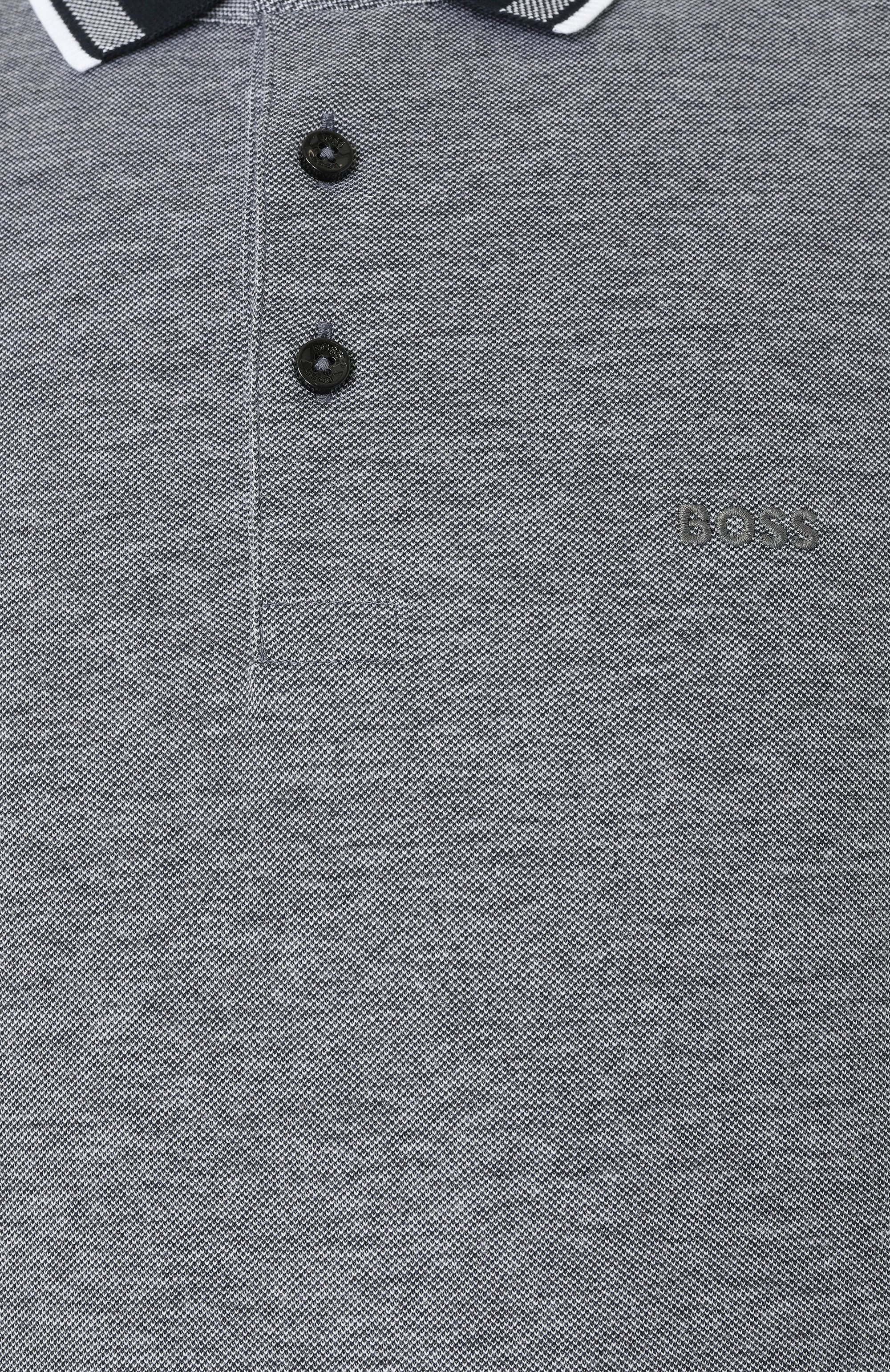 Хлопковое поло BOSS, арт. 50531352, фото 6