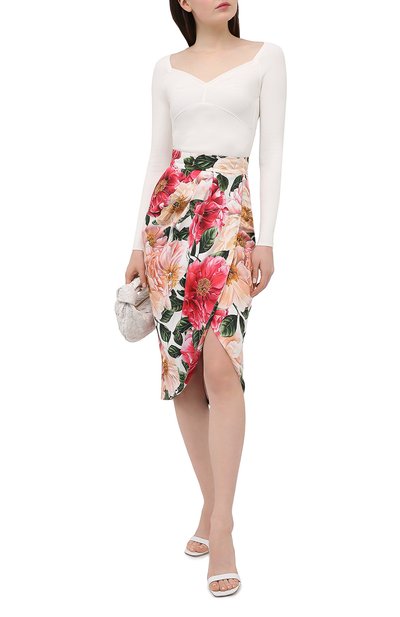 Юбка из вискозы DOLCE & GABBANA, арт. F4BWUT/FSRMU, фото 2