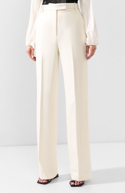 Брюки из смеси шелка и шерсти ANN DEMEULEMEESTER, арт. 2001-1416-P-178-002, фото 3
