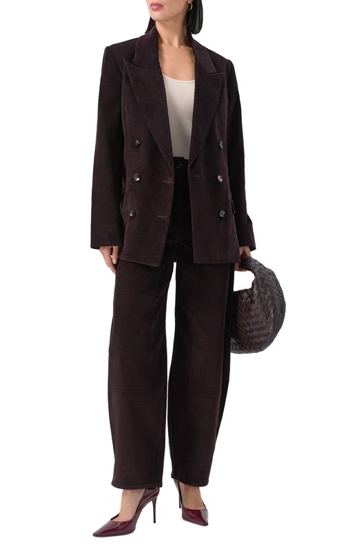 Вельветовый жакет Co 6795PCC-F25 Коричневый  6795PCC-F25 Фото 2