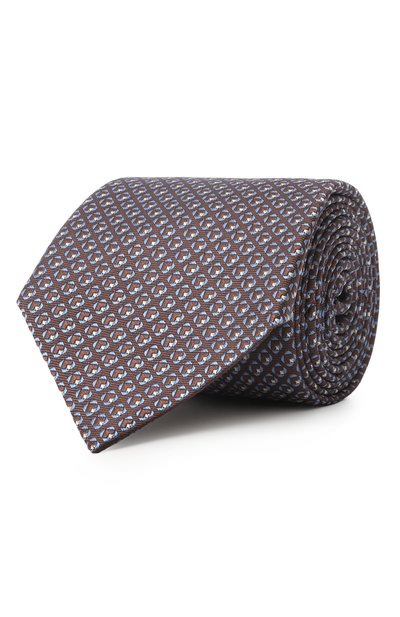 Мужской шелковый галстук CANALI, арт. 18/HJ04189
