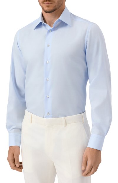 Хлопковая сорочка ZILLI, арт. CLAA01M010005543Q, фото 3