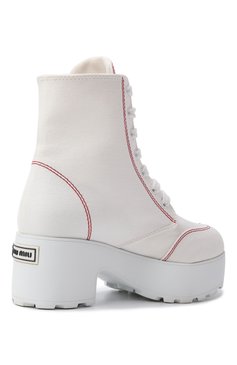 Текстильные ботильоны MIU MIU, арт. 5T005D-CSL-F0970-065, фото 3