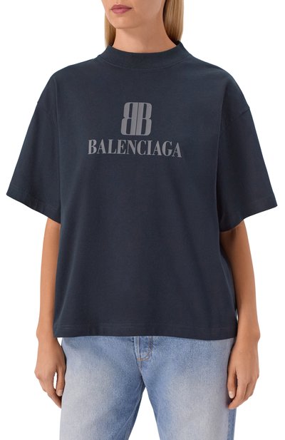 Хлопковая футболка BALENCIAGA, арт. 818431/TSVU4, фото 3