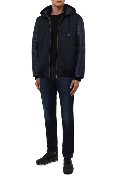 Комбинированные кроссовки CORNELIANI, арт. 88TM79-1820901, фото 2