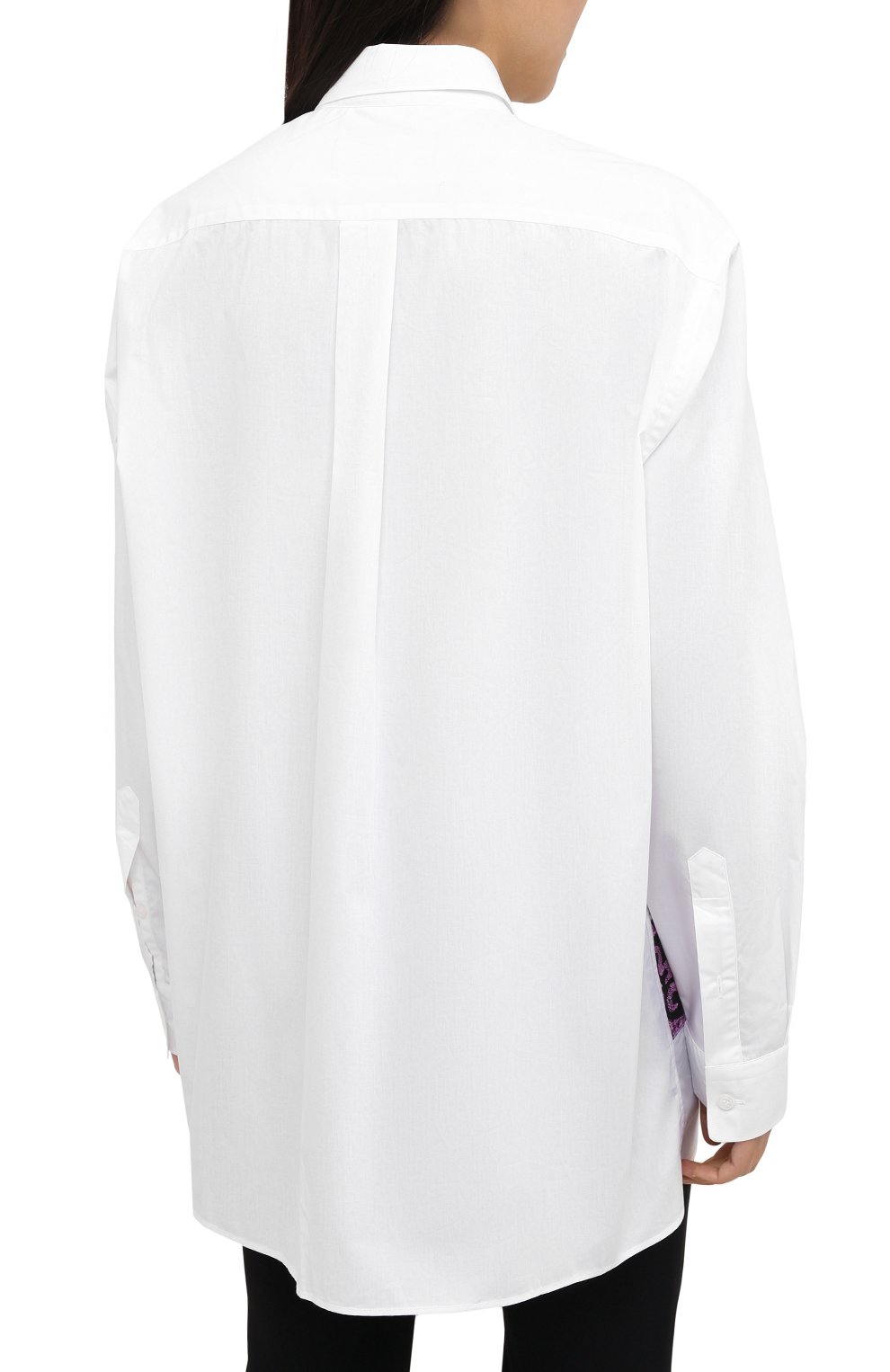 Хлопковая рубашка STELLA MCCARTNEY белого цвета по цене 64800 руб., арт. 601943/SPN09, фото 4 Хлопковая рубашка STELLA MCCARTNEY, арт. 601943/SPN09, фото 4