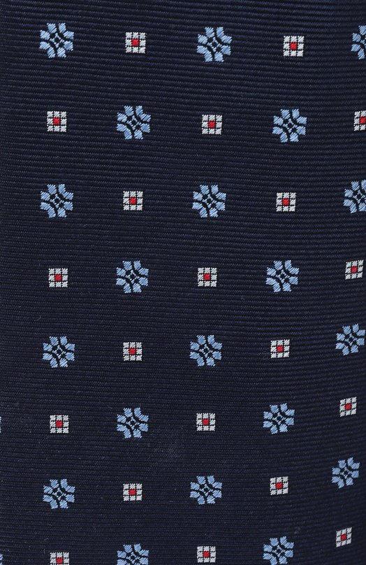 Шелковый галстук Canali 18/HJ04568 Синий  18/HJ04568 Фото 4