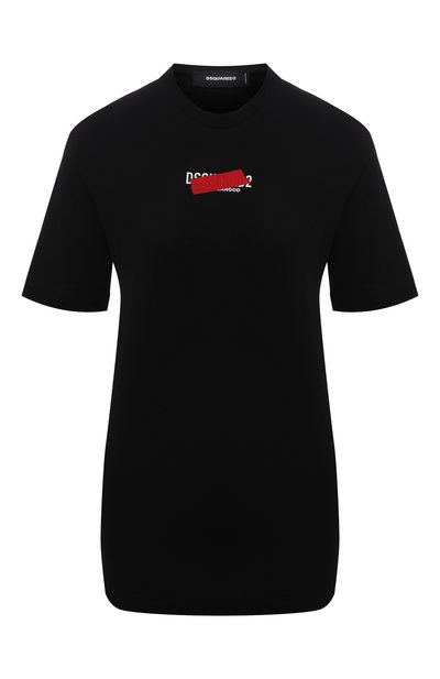 Женская хлопковая футболка DSQUARED2, арт. S75GD0181/S21600