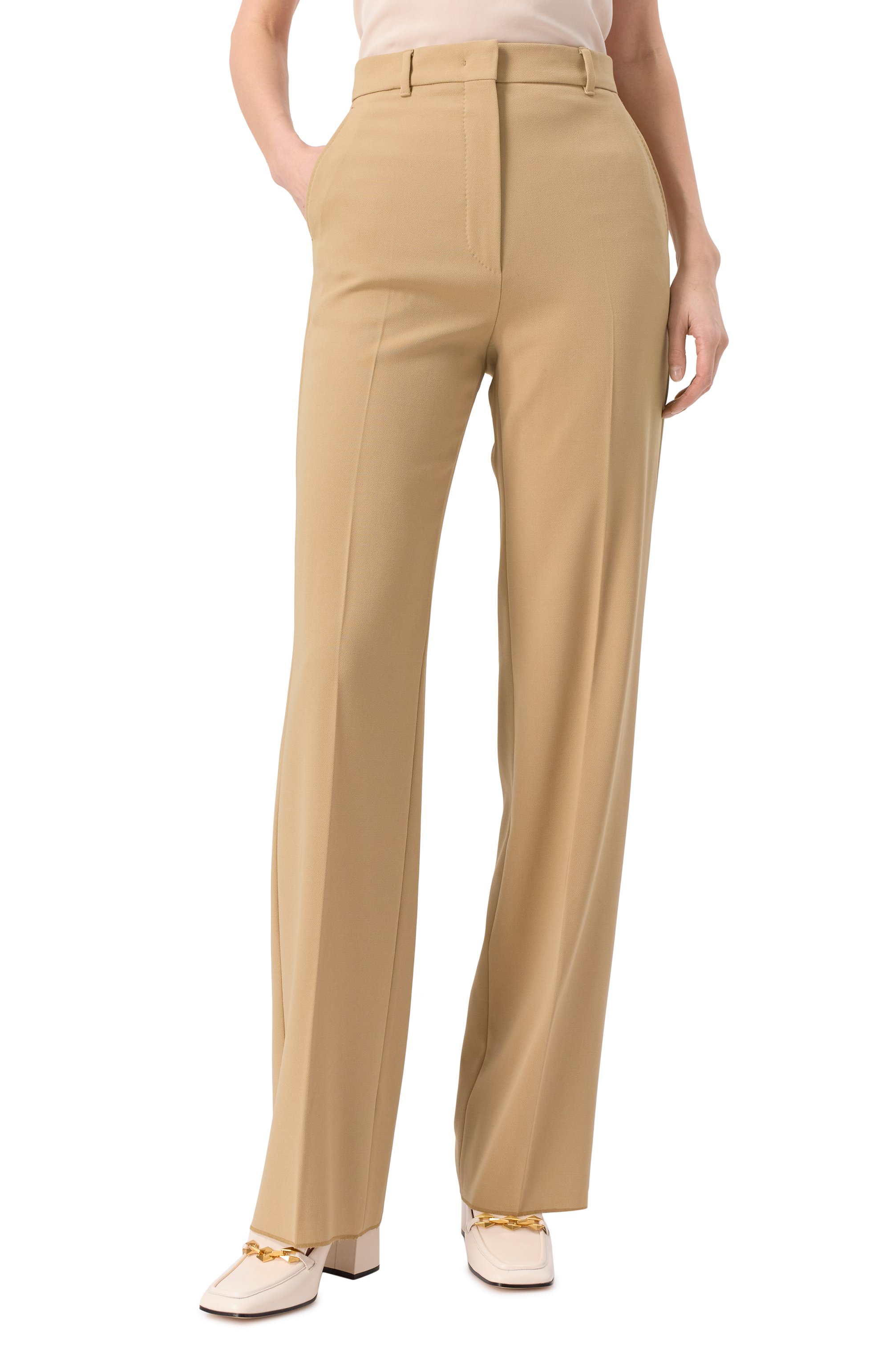 Шерстяные брюки MAX MARA STUDIO, арт. QUASAR, фото 3