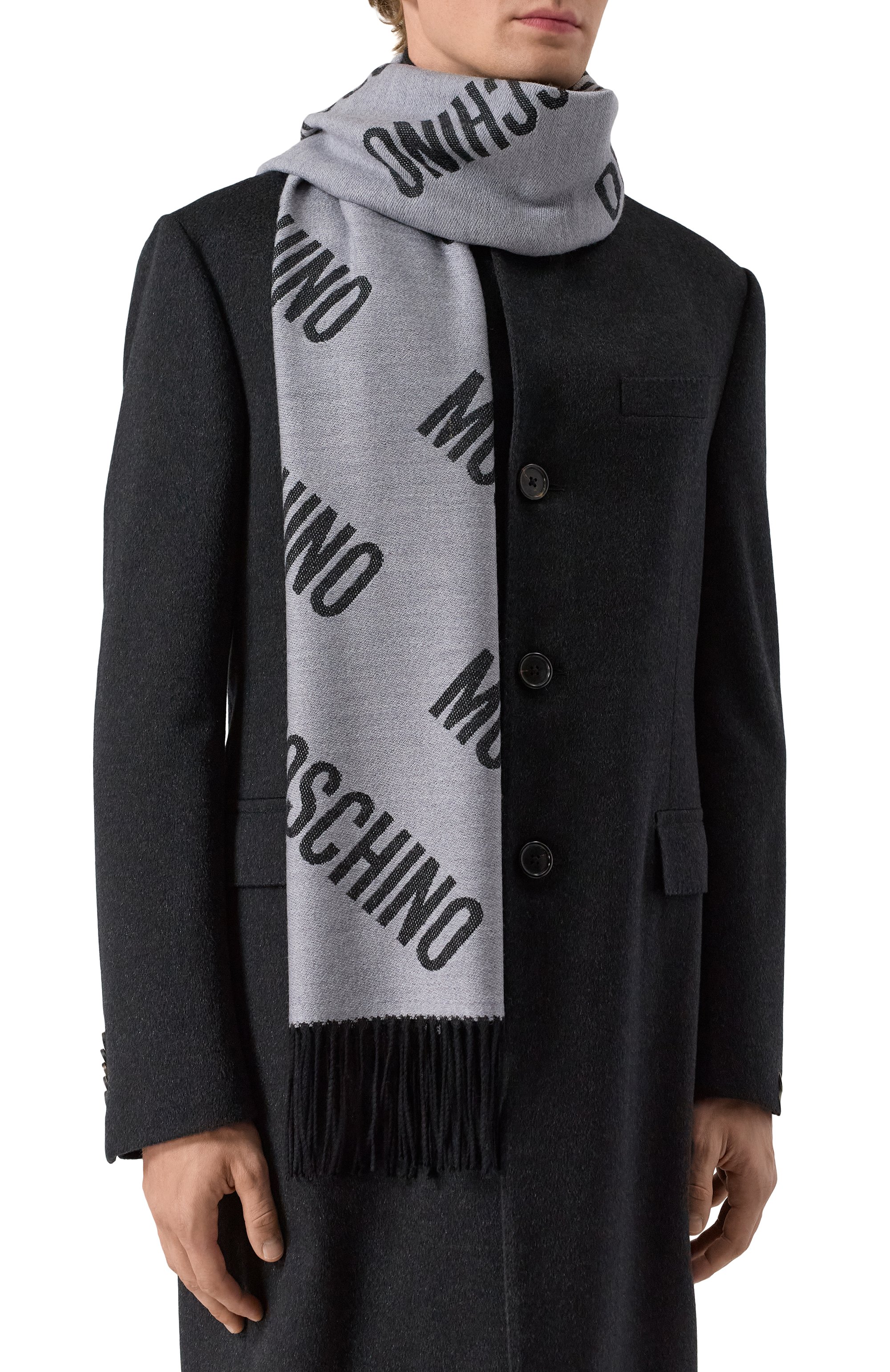 Шерстяной шарф MOSCHINO, арт. 50234/M5873, фото 2