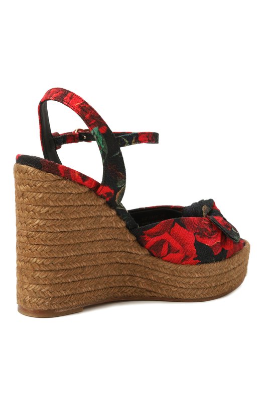 Текстильные босоножки Lolita 85 Dolce & Gabbana CZ0320/A6514 Разноцветный  CZ0320/A6514 Фото 5