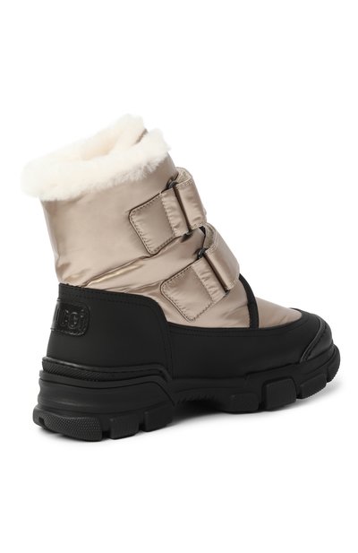 Утепленные ботинки GALLUCCI бежевого цвета по цене 29050 руб., арт. J30122BM, фото 3 Утепленные ботинки GALLUCCI, арт. J30122BM, фото 3