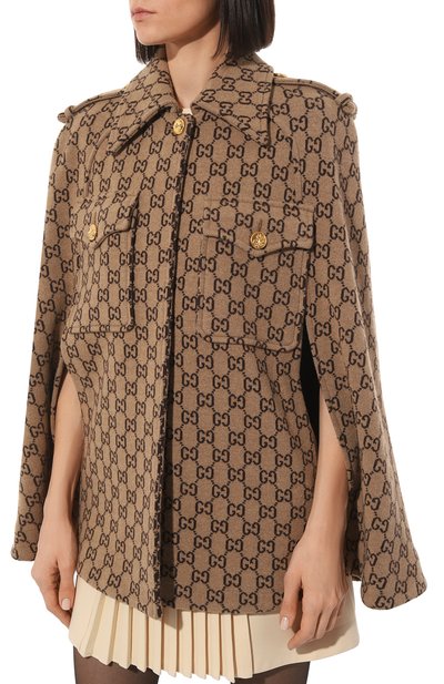 Шерстяной кейп GUCCI, арт. 610488 XKA5U, фото 3