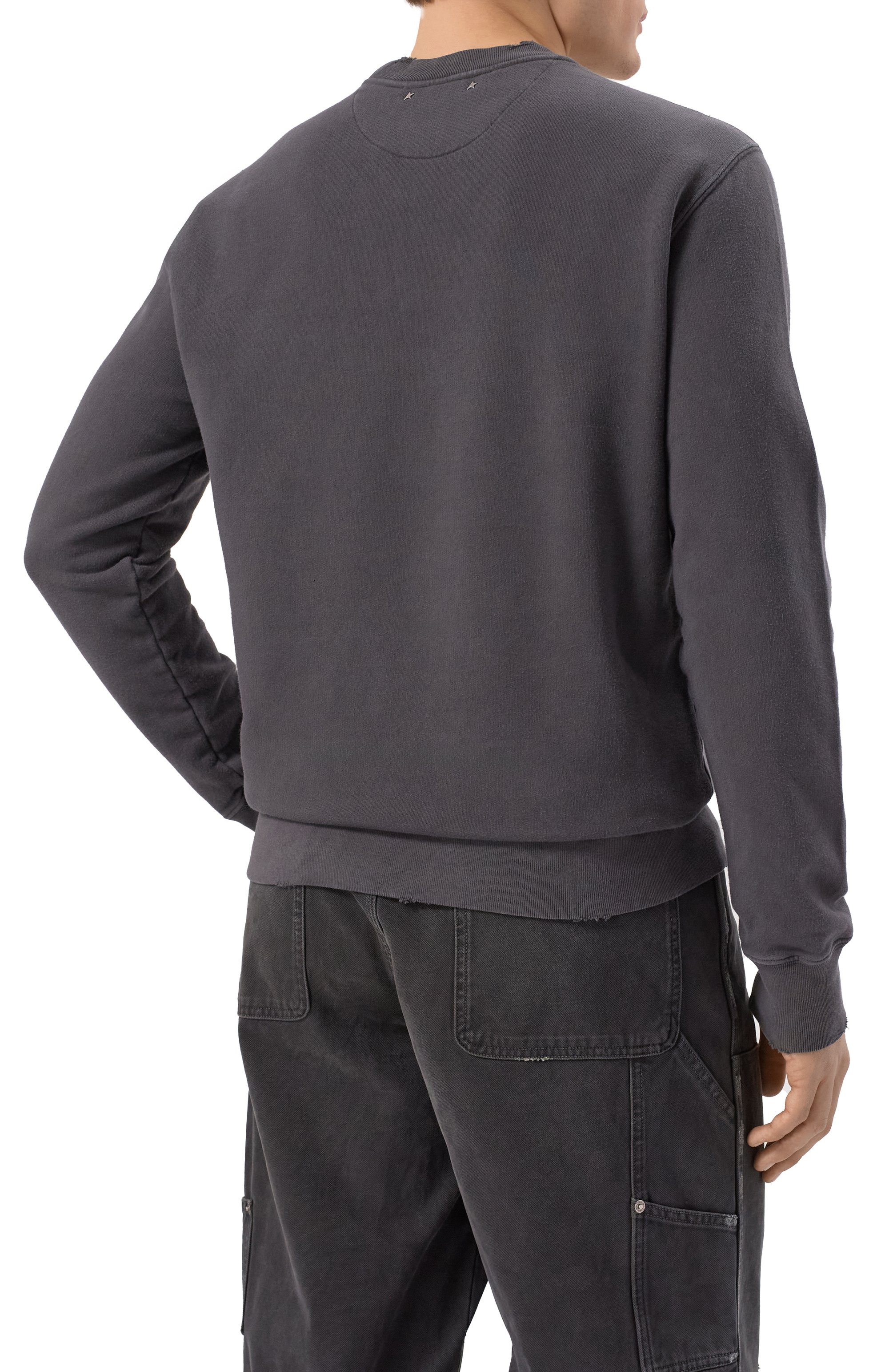 Хлопковый свитшот GOLDEN GOOSE DELUXE BRAND, арт. GMP01223.P000642, фото 4