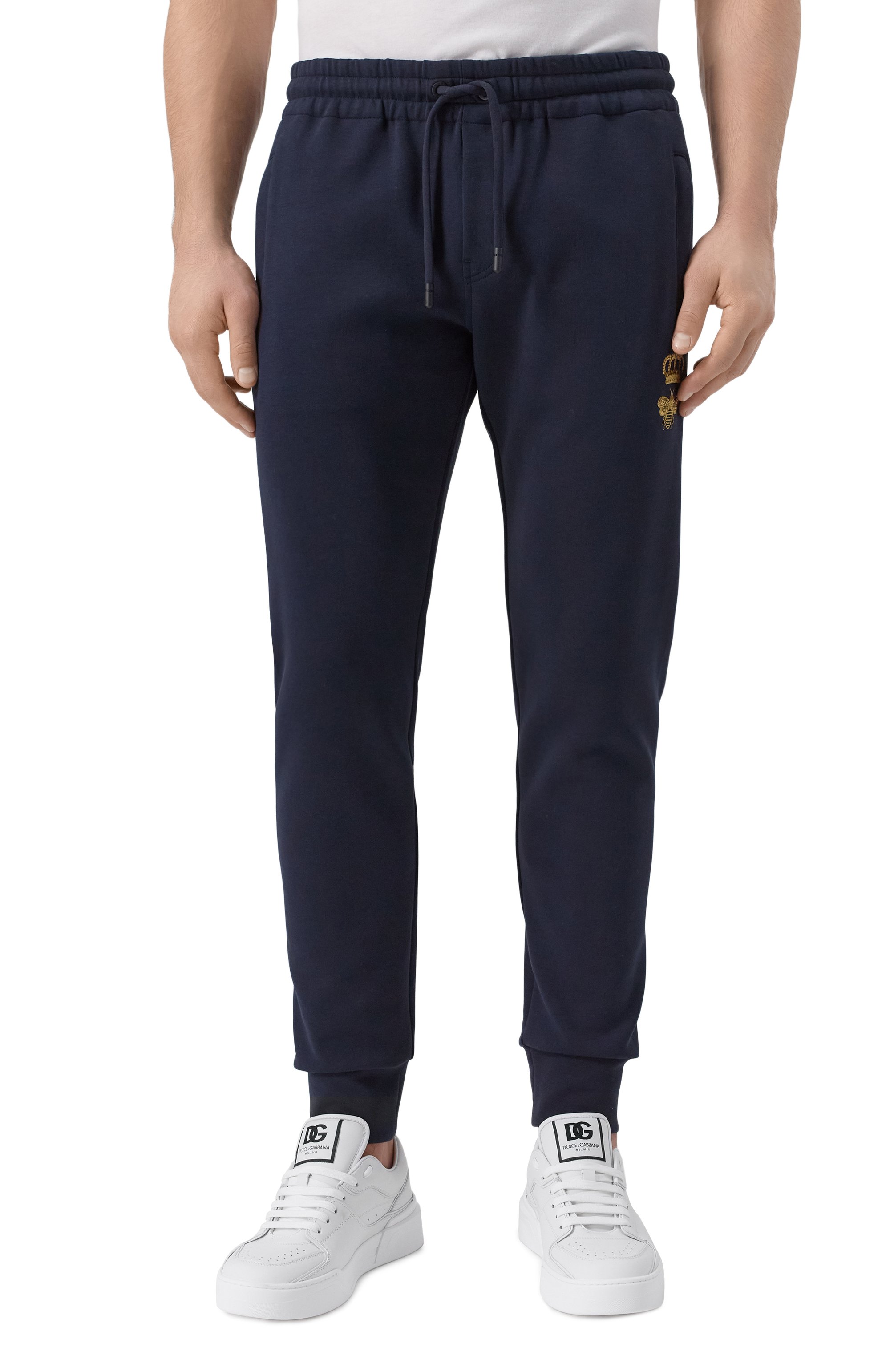 Хлопковые джоггеры DOLCE & GABBANA, арт. GVF7AZ/HU7H9, фото 3