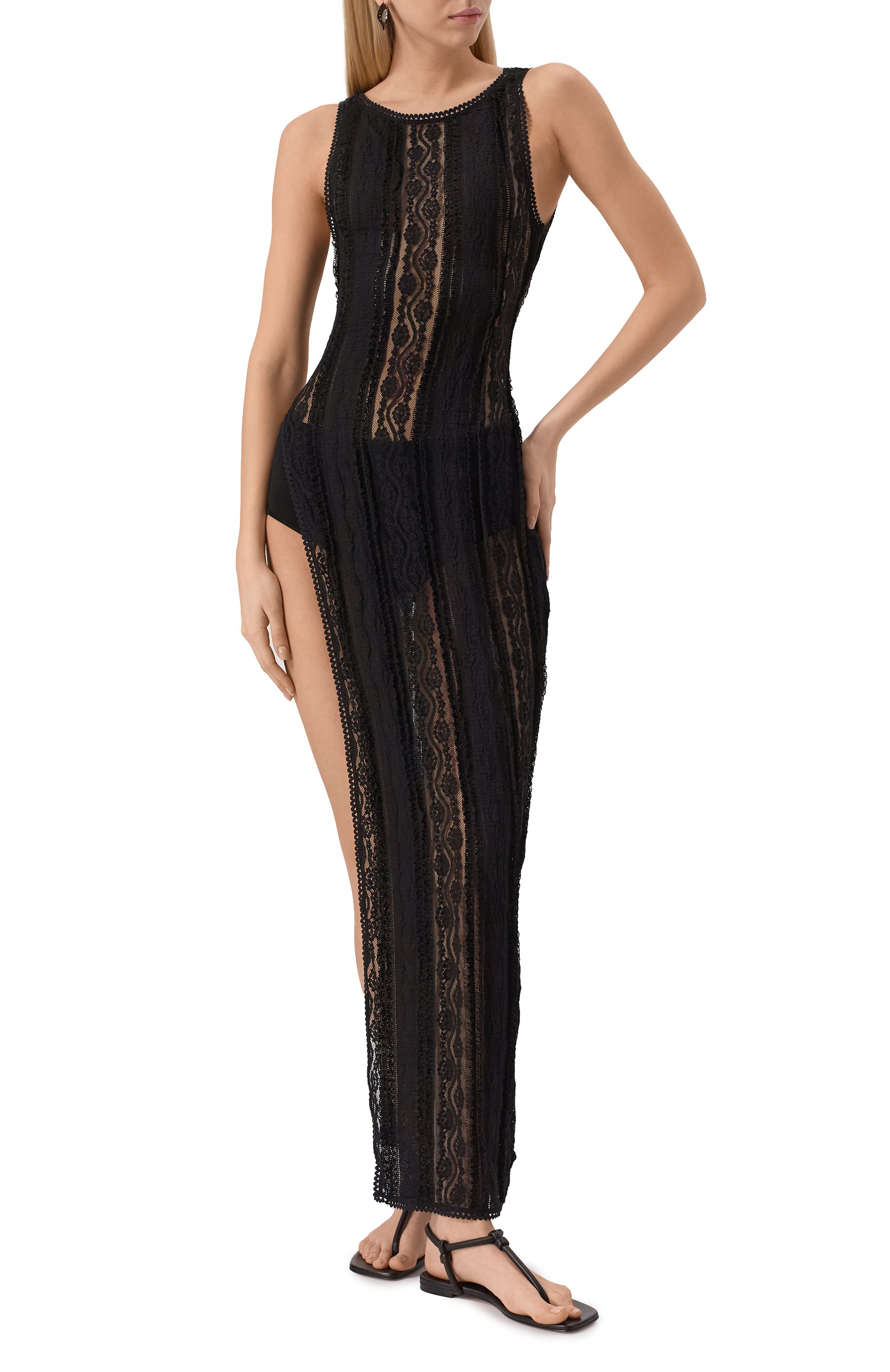 Платье CHARO RUIZ IBIZA черного цвета по цене 67300 руб., арт. 255614, фото 2 Платье CHARO RUIZ IBIZA, арт. 255614, фото 2