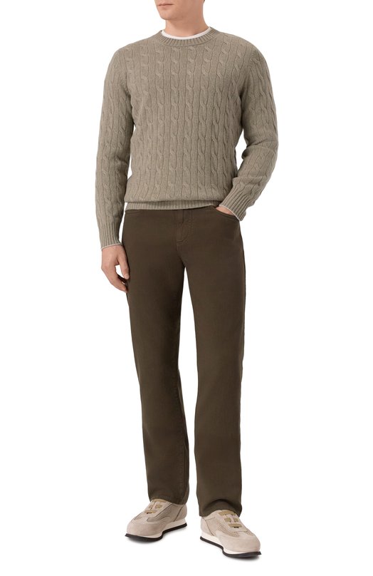 Джинсы Canali 91719/PD01239 Хаки  91719/PD01239 Фото 2