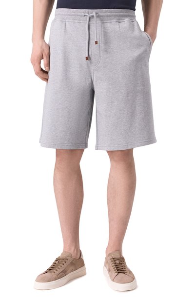 Хлопковые шор�ты BRUNELLO CUCINELLI, арт. MW8633318G, фото 3