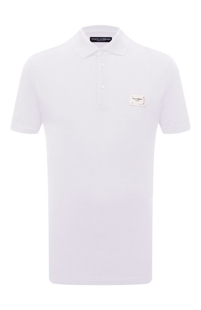 Мужское хлопковое поло DOLCE & GABBANA, арт. G8KK1T/FU7EN
