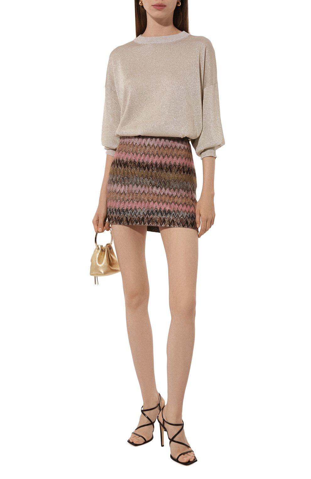 Юбка из вискозы MISSONI разноцветного цвета по цене 59050 руб., арт. DS24WH0P/BR00YF, фото 2 Юбка из вискозы MISSONI, арт. DS24WH0P/BR00YF, фото 2