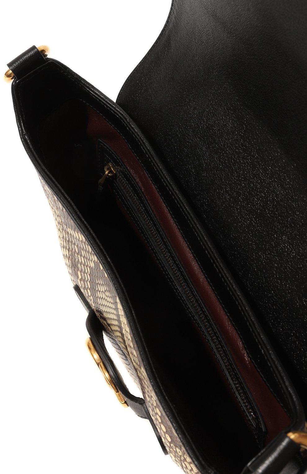 Сумка double g из кожи питона GUCCI, арт. 648933 EZ6DT, фото 5