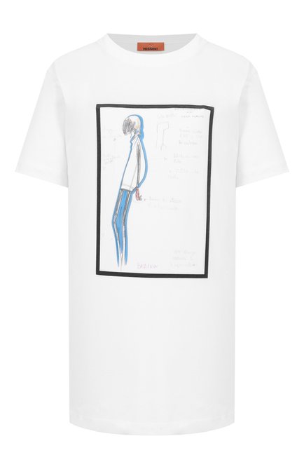 Женская хлопковая футболка MISSONI, арт. DS25WL09/BJ00PY